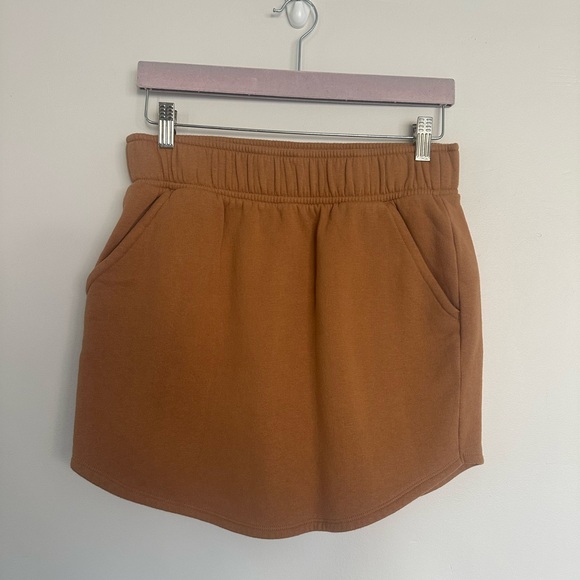 Wild Fable Fleece Lined Sweat Skirt S M | Cozy Casual Loungewear with Pockets - Picture 2 of 7